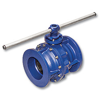 2601200 - Zetco AGA Approved Cast Iron Flanged Ball Valve 200mm